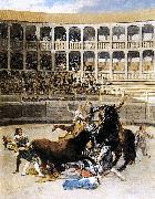Francisco de Goya Picador Caught by the Bull oil painting reproduction